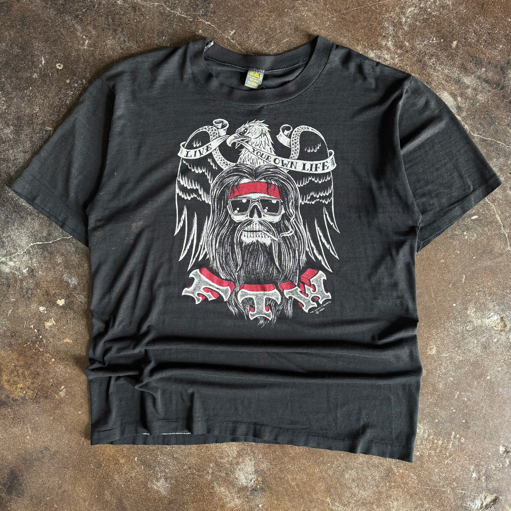 80’s Biker FTW “Live Your Own Life” Tee (XXL)