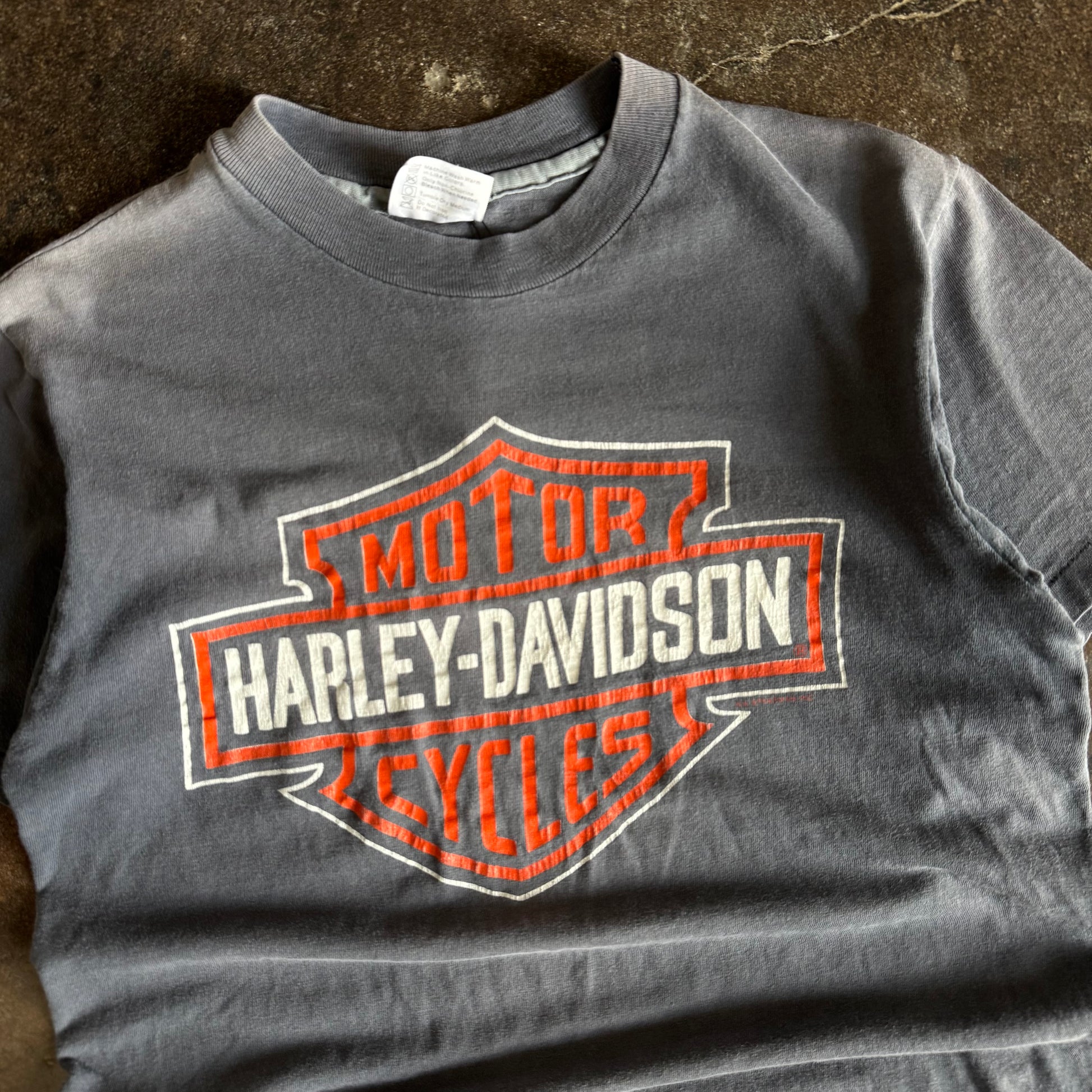 80’s Harley Sun Faded Emblem NH Tee (M)