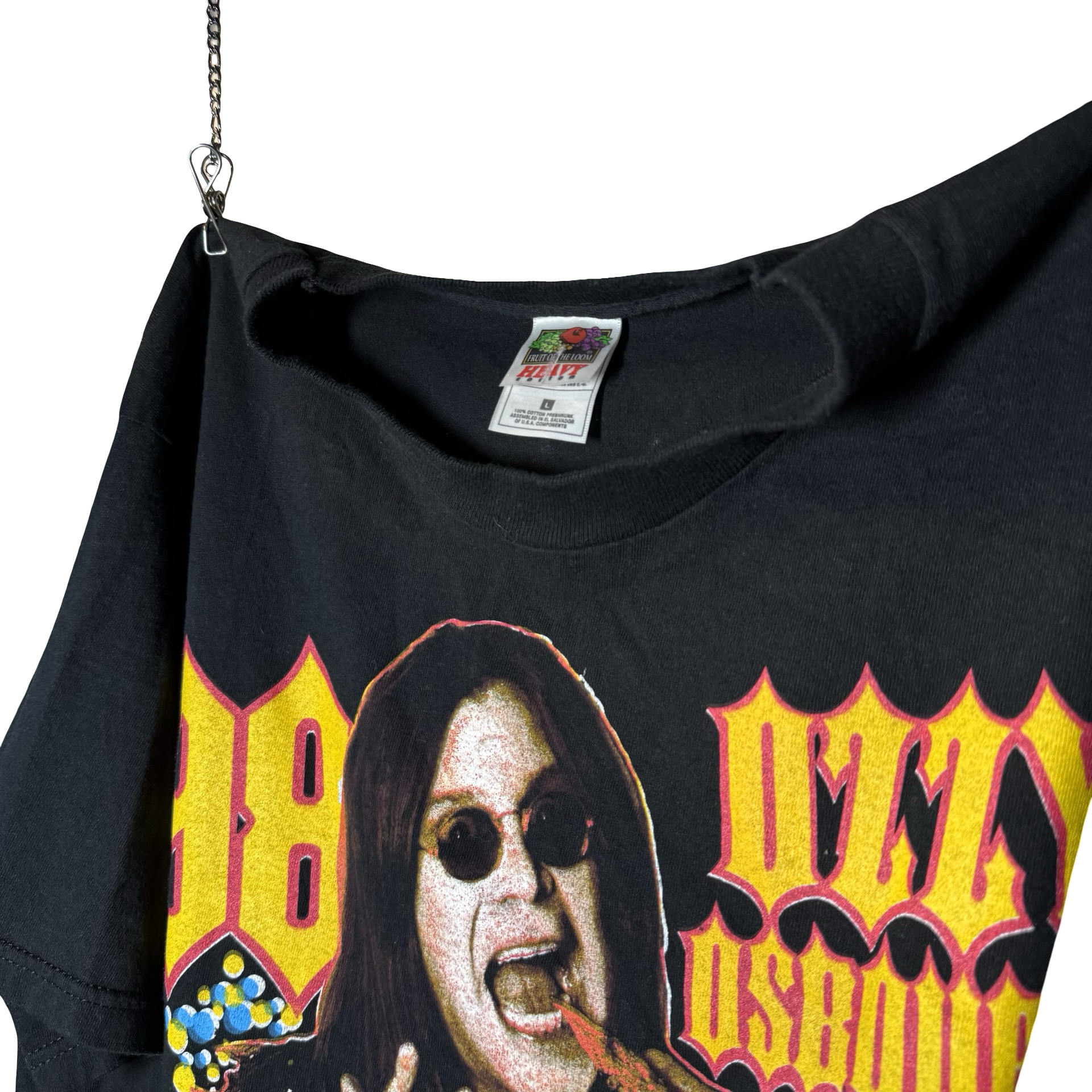 ‘98 Ozzy Osbourne Parking Lot Ozzfest Boot Tee Size L