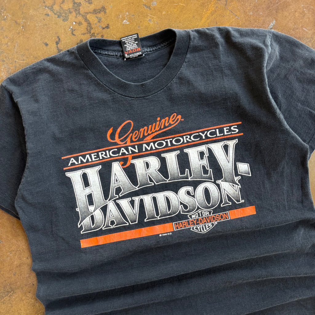 90’s Harley Davidson Genuine Spellout Tee (L)