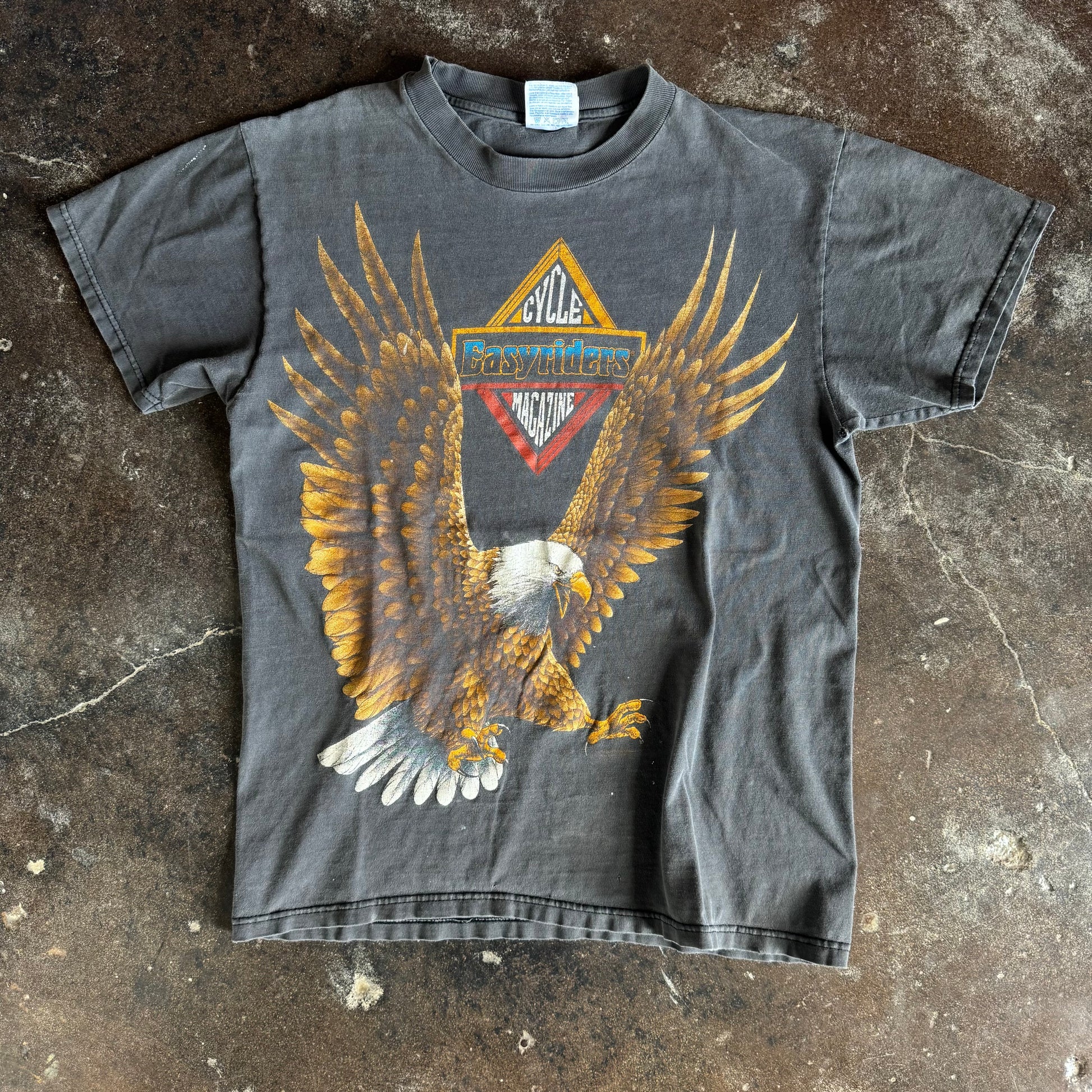 90’s Easyriders Magazine Eagle Sun Faded Tee (M)