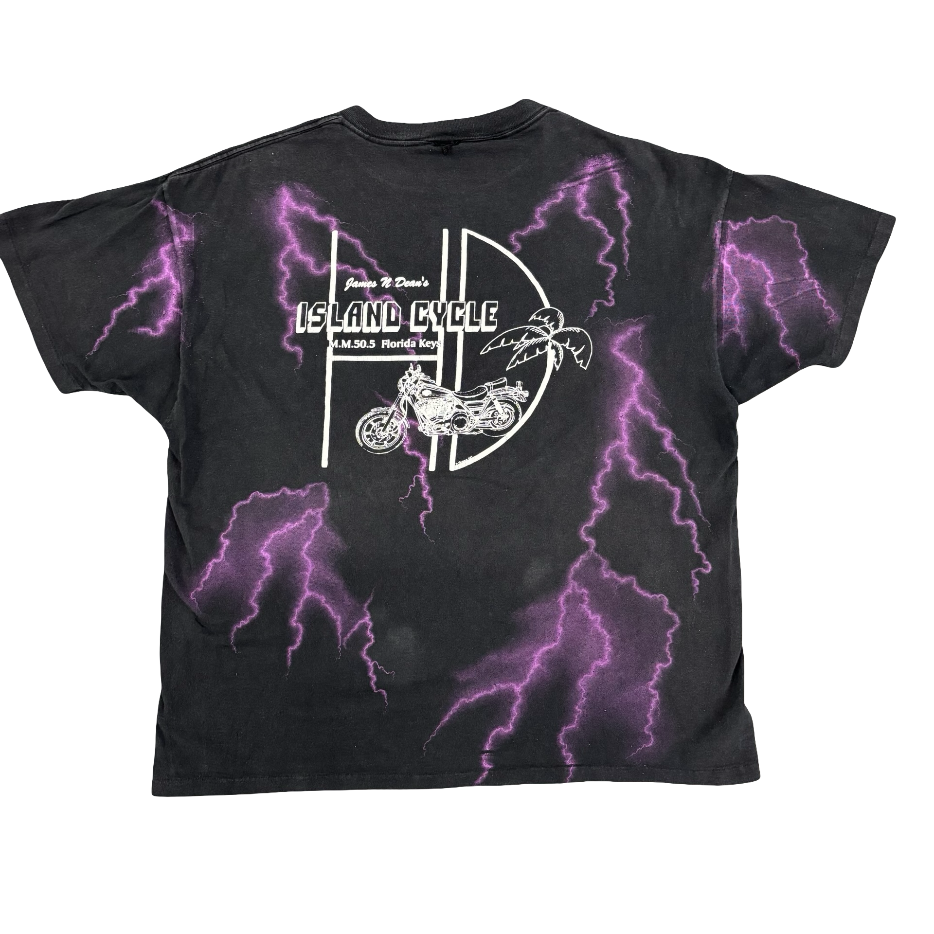 90’s Biker MILF Lightning AOP Tee Size XL