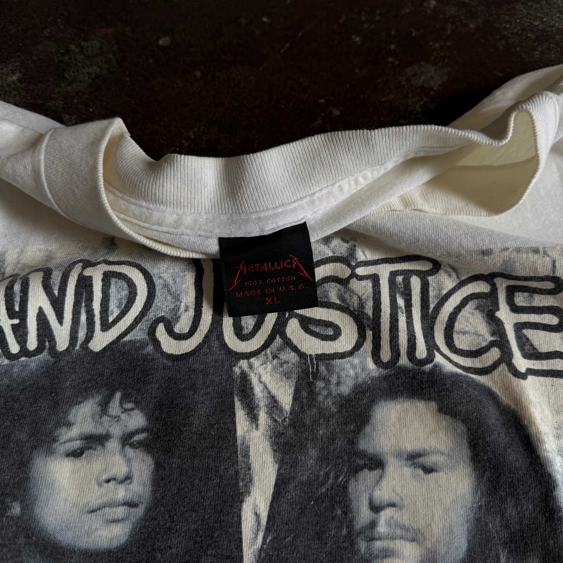 90’s Metallica Justice For All Album Cover Tee (XL)