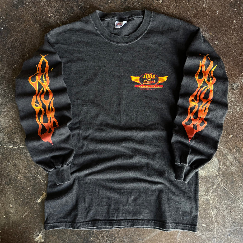 90’s Jugs N Strokers Biker Flame Longsleeve (M/L)