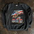 90’s Harley 3d Emblem Strong Survive NY Sweatshirt (XL)