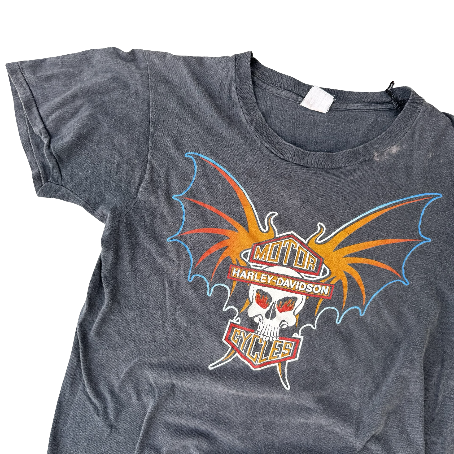 80’s Harley Bat Skull Brotherhood Tee Size M