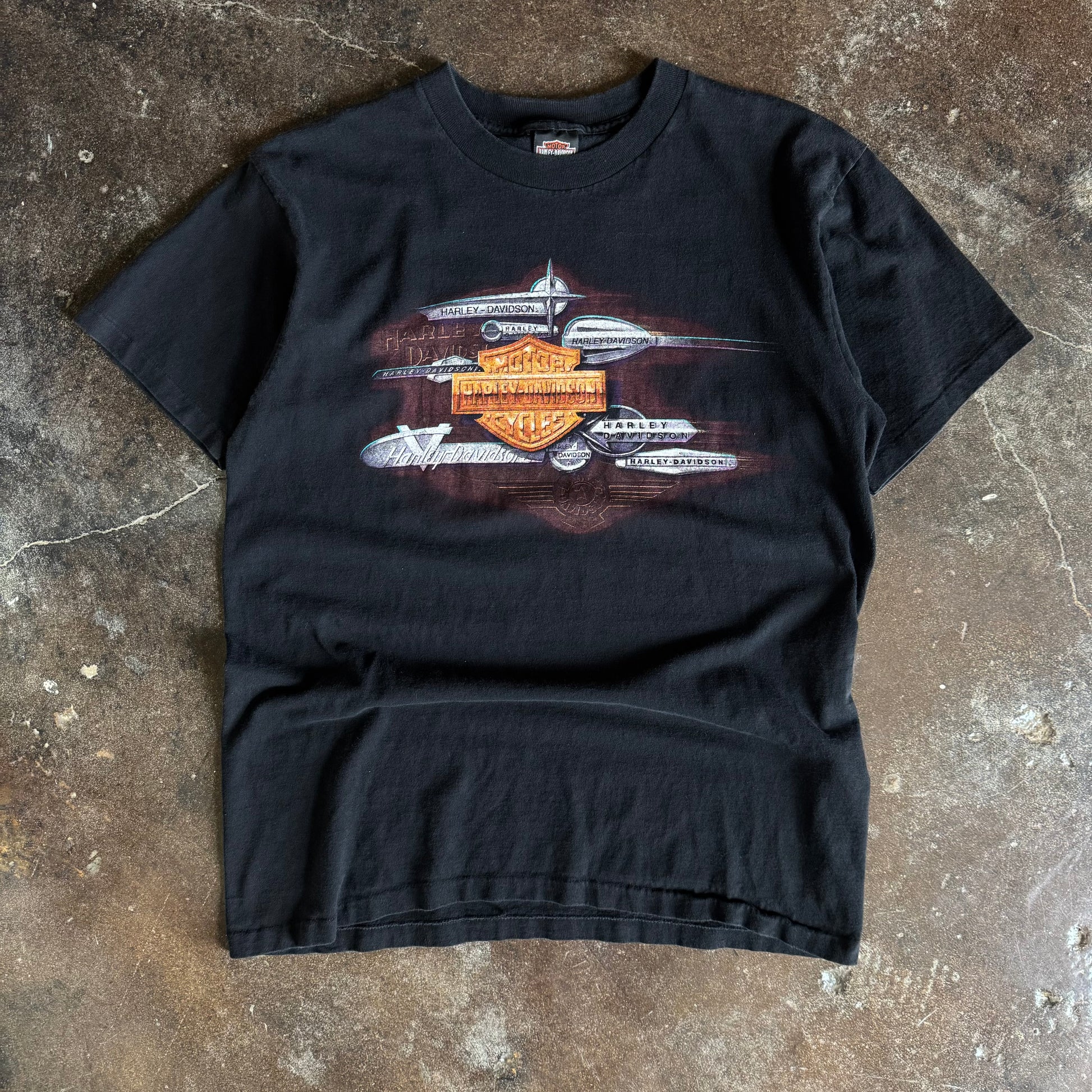 90’s Harley Davidson Logo Mashup California Tee (M)