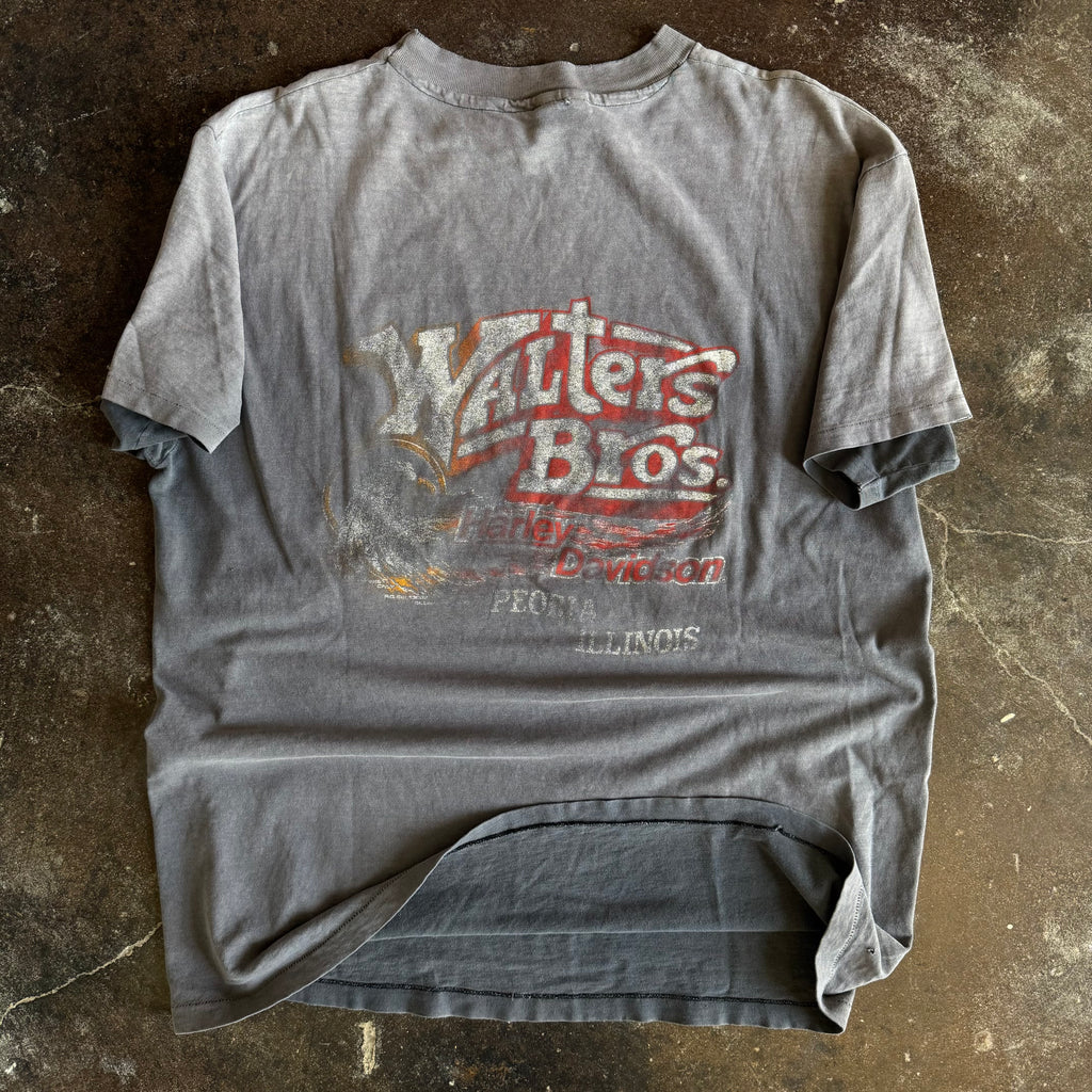 80’s Harley “Here’s the Beef” Sun Faded Tee (XL)