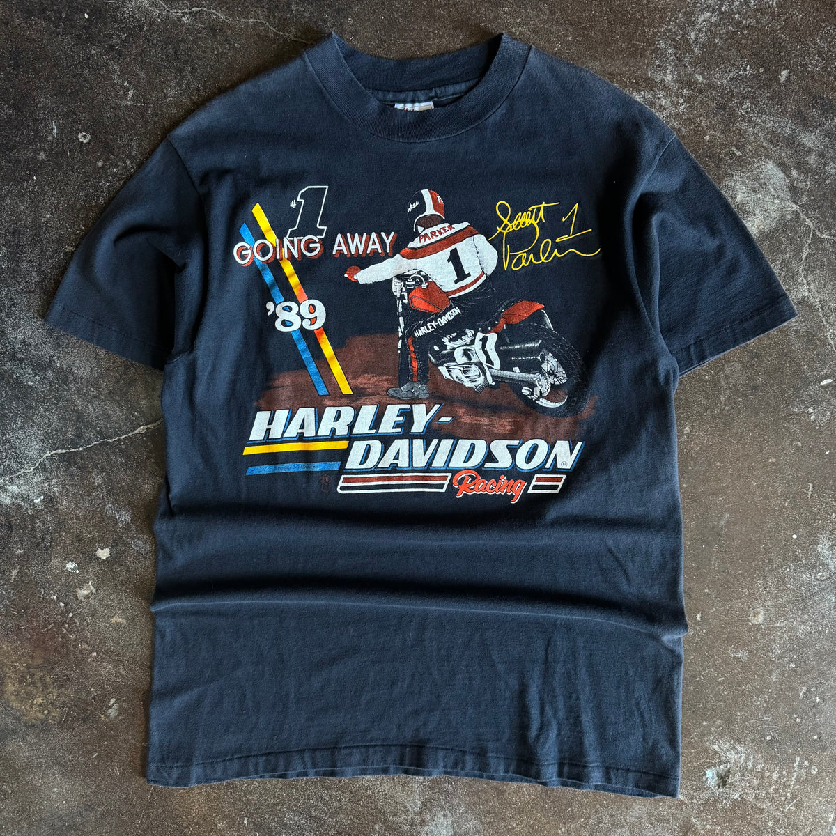 80’s Harley Racing Green Bay Tee (L)