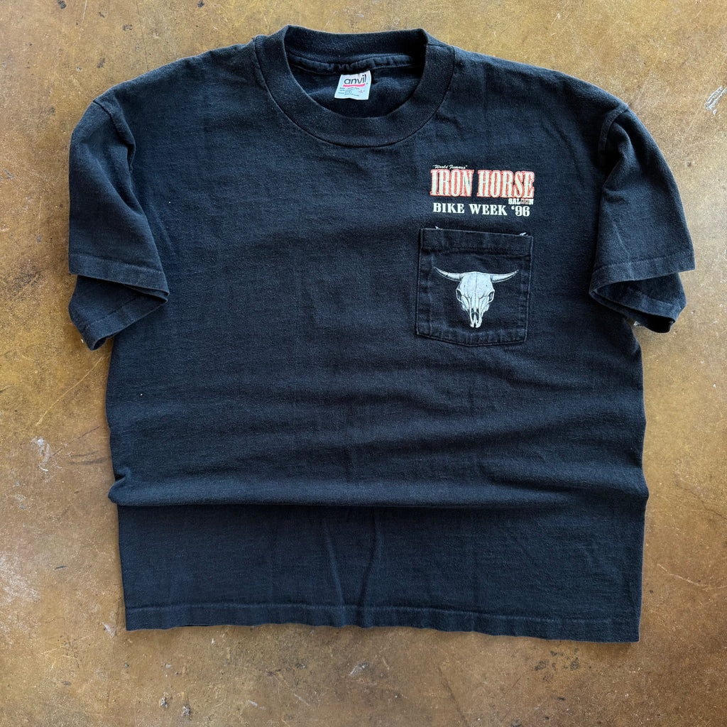 90’s Iron Horse Bike Week Pocket Tee (L)