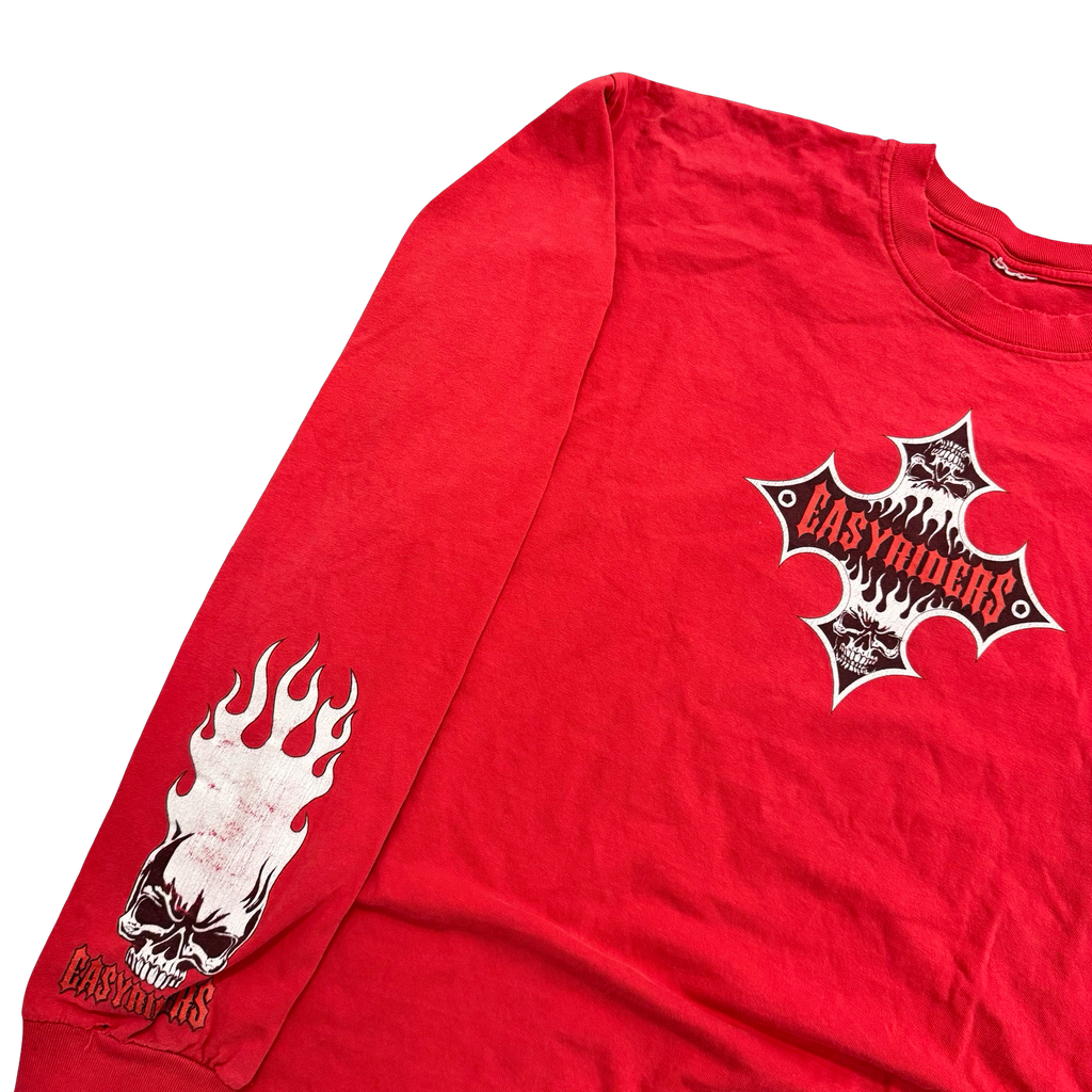 Y2K Easyriders Bike Week Longsleeve Skull Tee Size XL