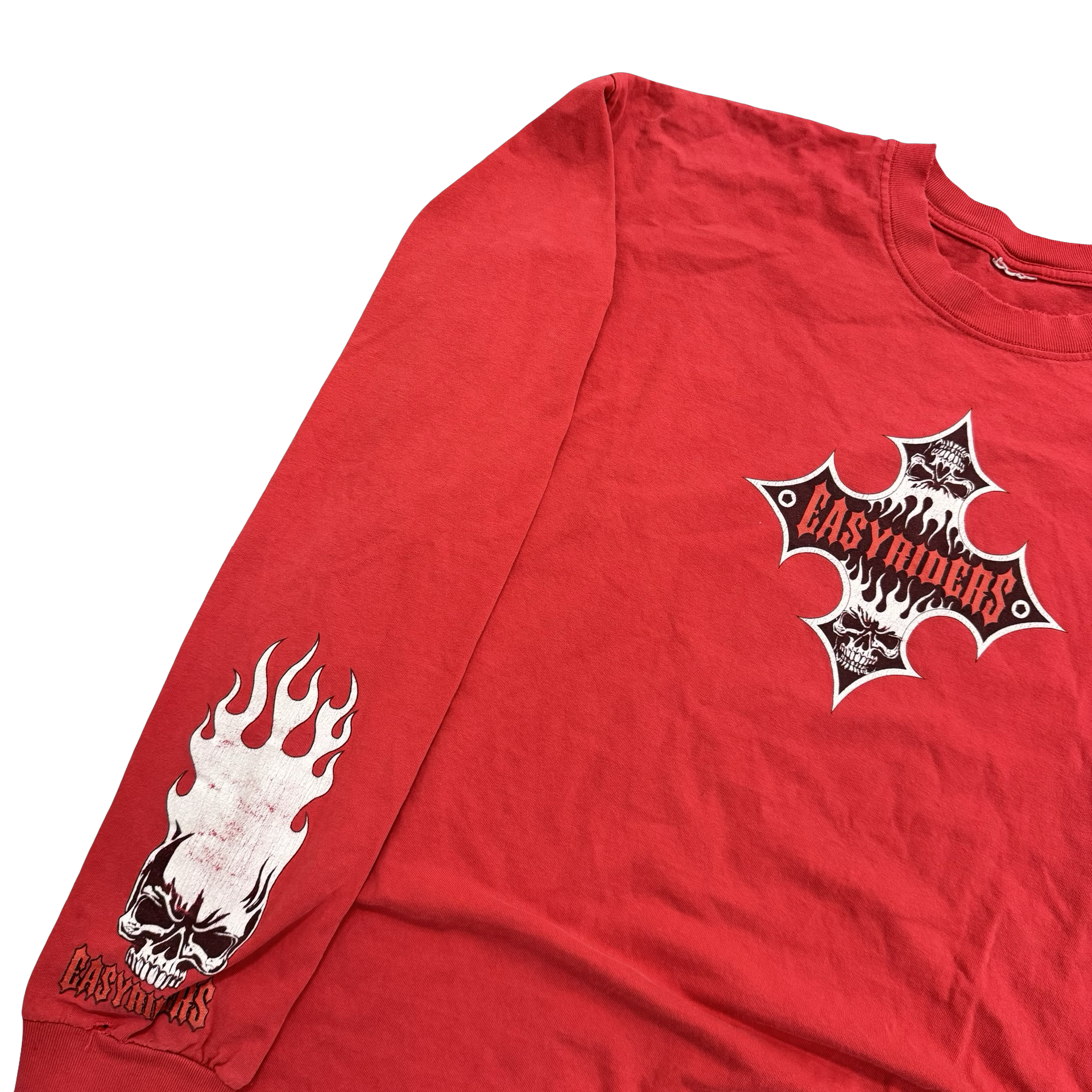Y2K Easyriders Bike Week Longsleeve Skull Tee Size XL