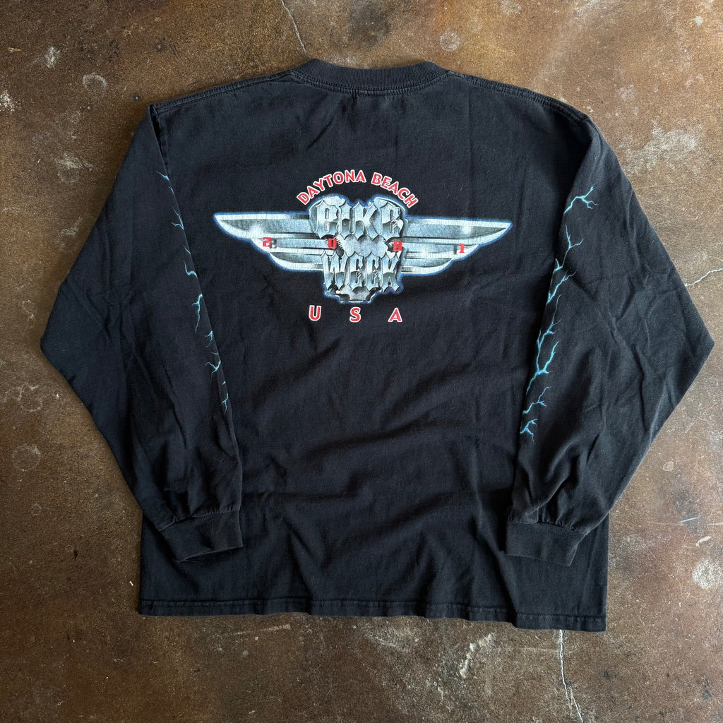 Y2K Bike Week Lightning Eagle Longsleeve (L)