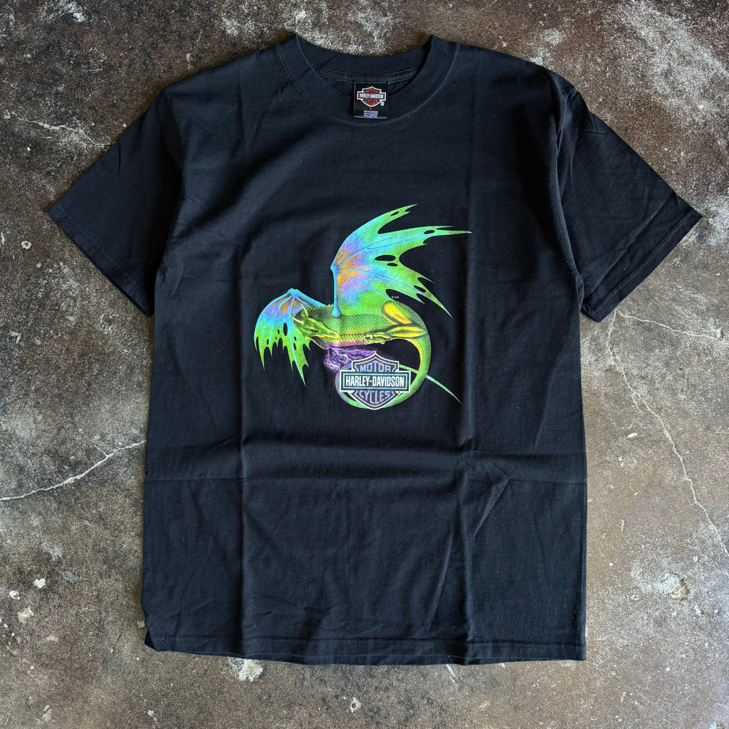 90’s Harley Fractal Dragon Cancun Mexico Tee (L)