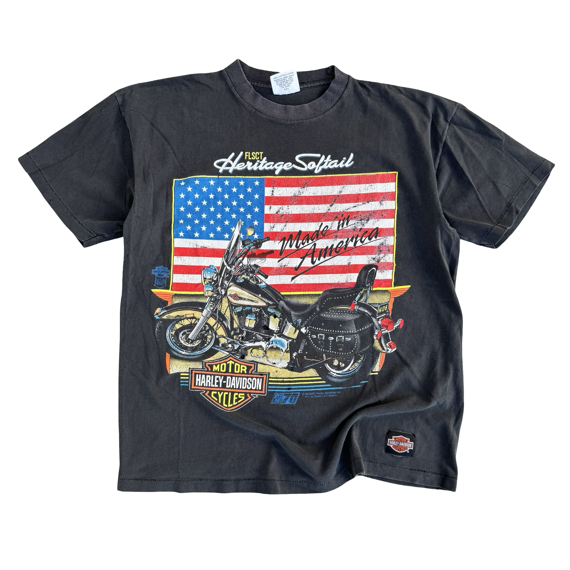 90’s Harley Heritage Softail USA Tee Size L