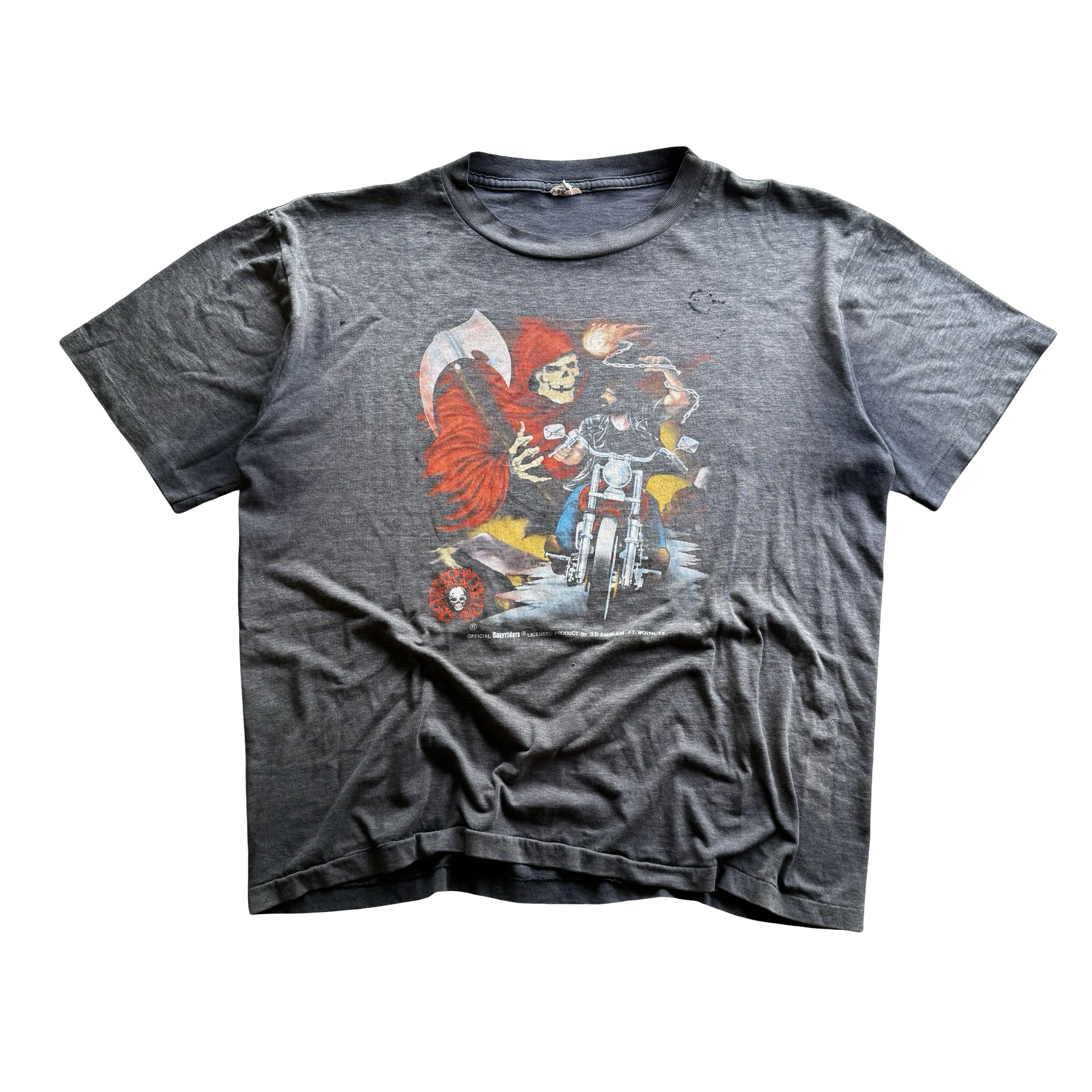80’s Easyriders 3D Emblem Reaper Tee Size XL