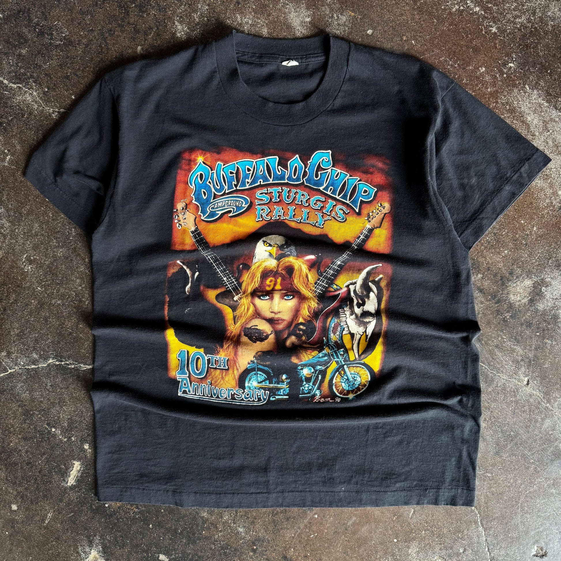 90’s Sturgis Rally Buffalo Chip Tee (L)