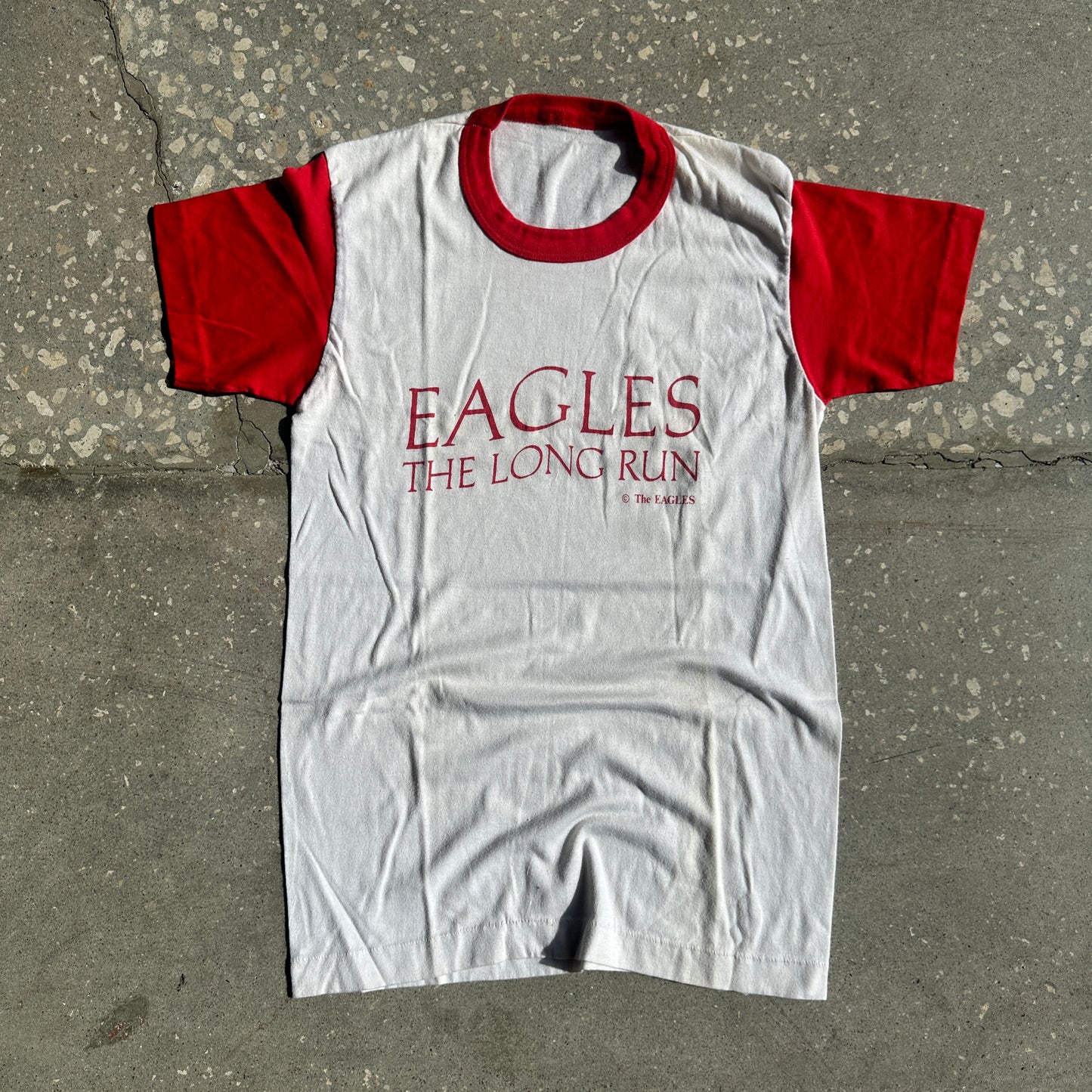 70s Eagles The Long Run Band Tee (Minimal-Wear)