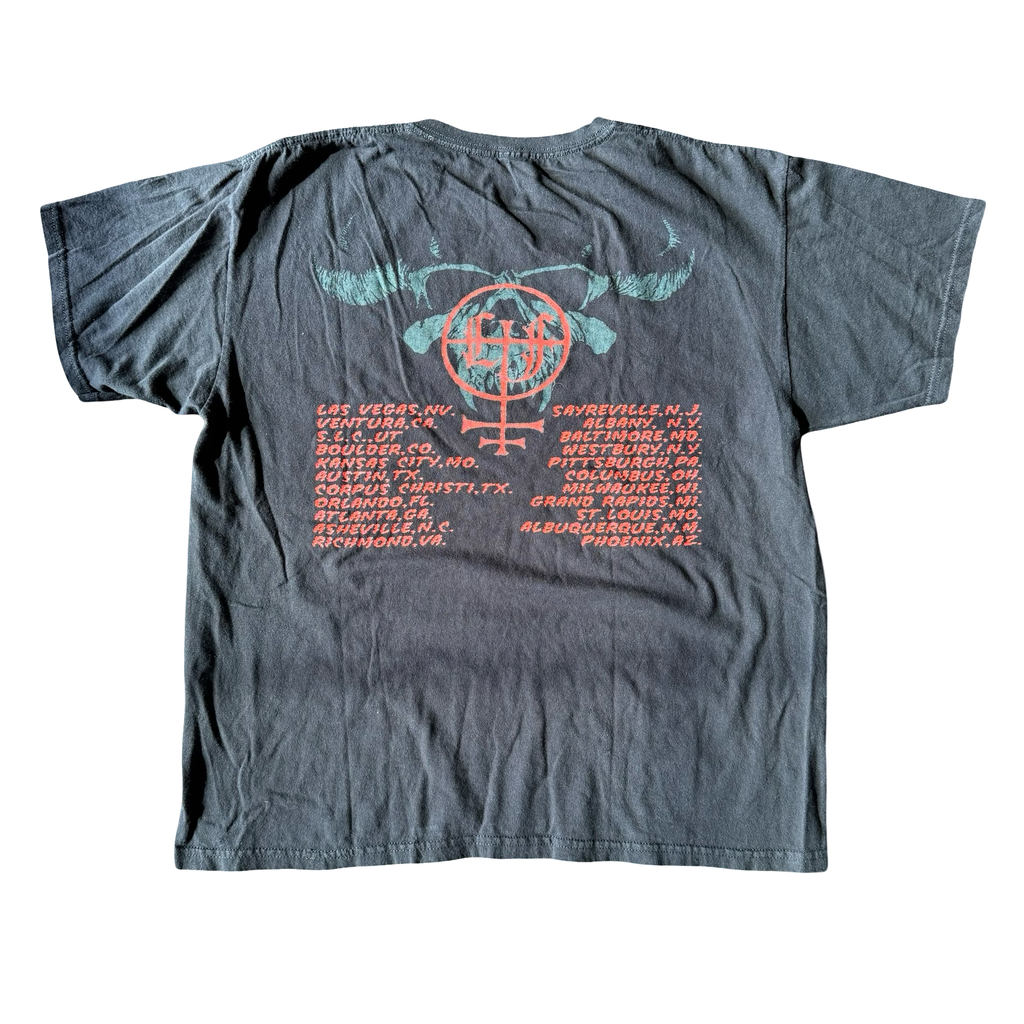 Y2K Danzig Flag Band Tour Tee Size XL