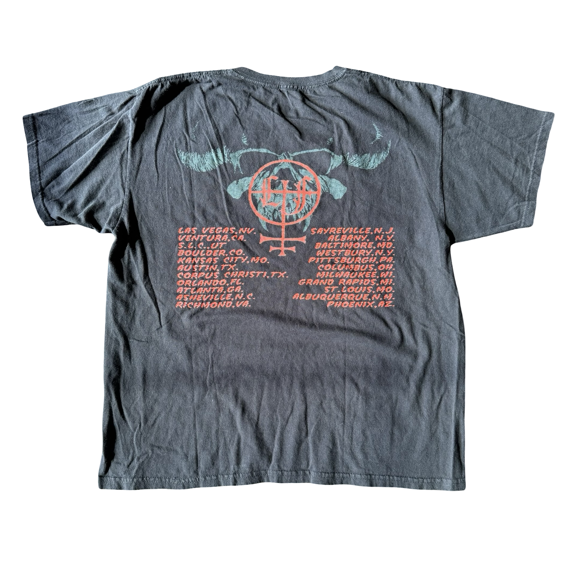 Y2K Danzig Flag Band Tour Tee Size XL