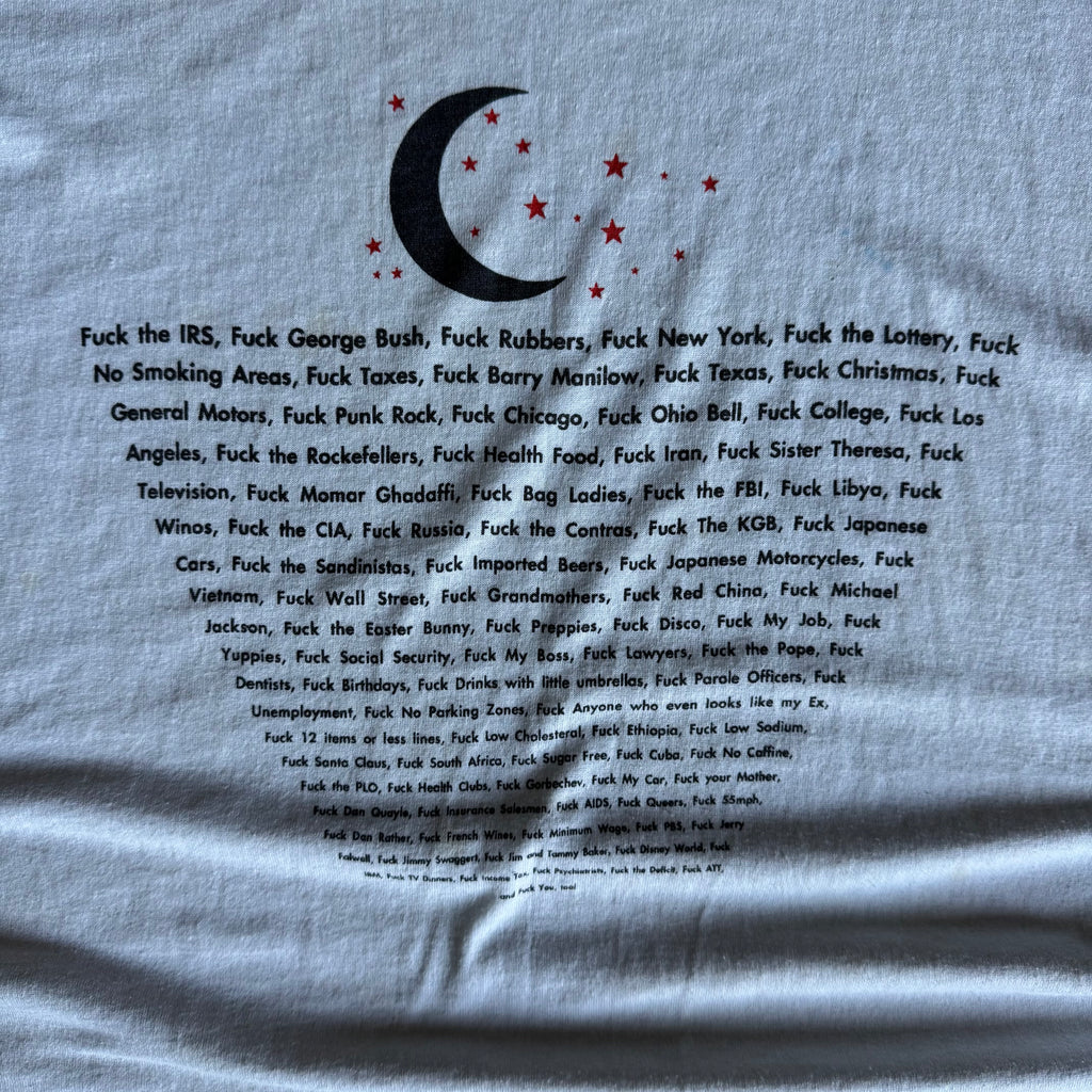 80’s Fuck Everything Liquor Store Word Tee (XL)