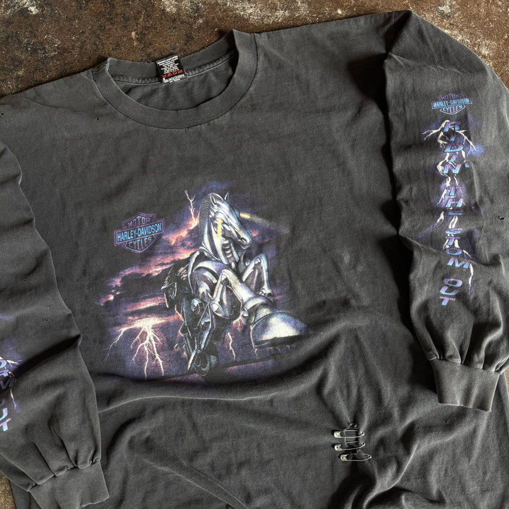 90’s Harley Chrome Pegasus Lightning Longsleeve (XL/XXL)