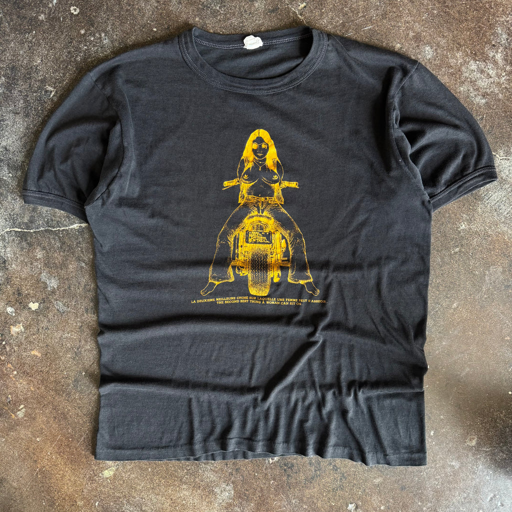 80’s Harley of Montreal “Woman Can Ride” Tee (L)