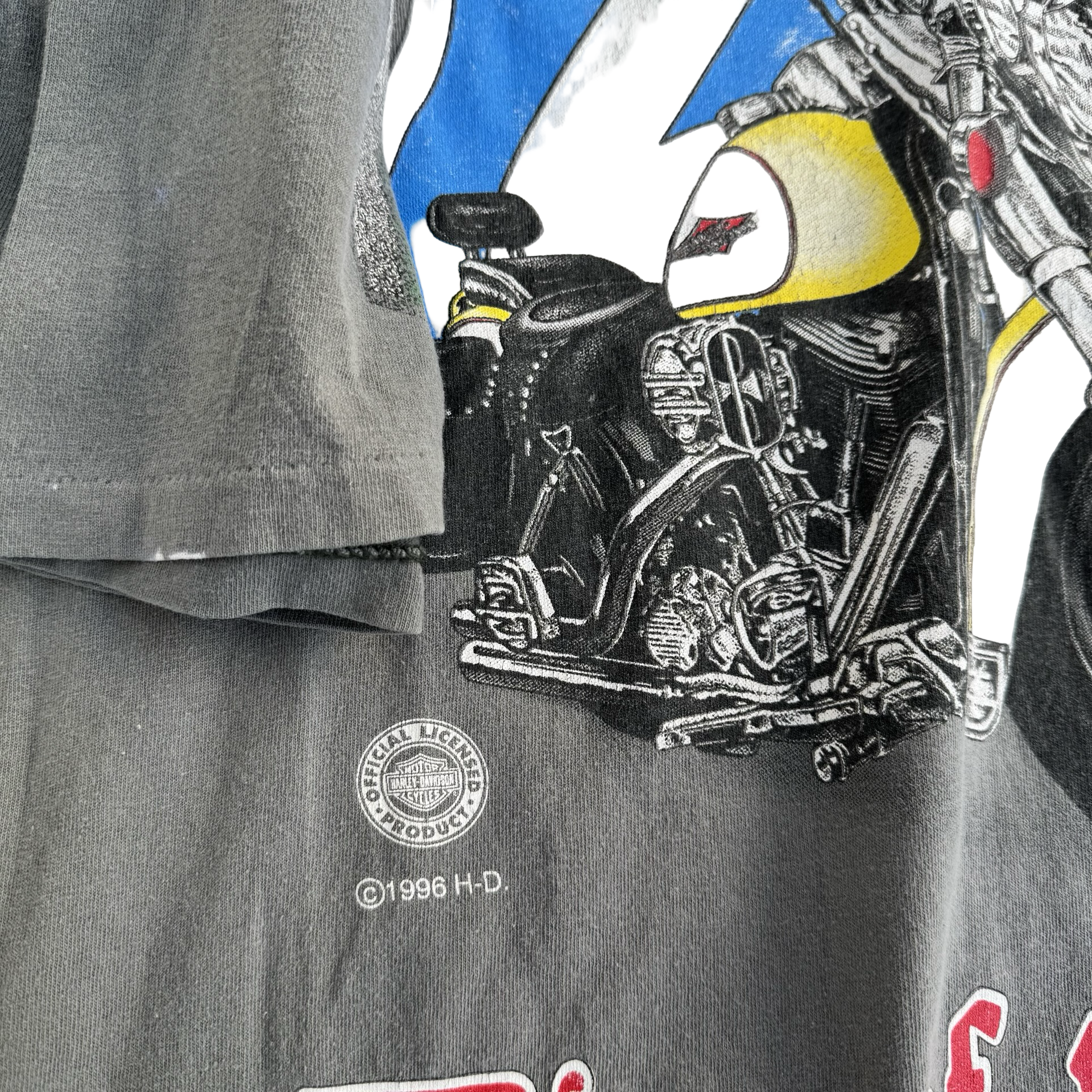 90’s Harley Davidson AOP King of the Road Tee Size L