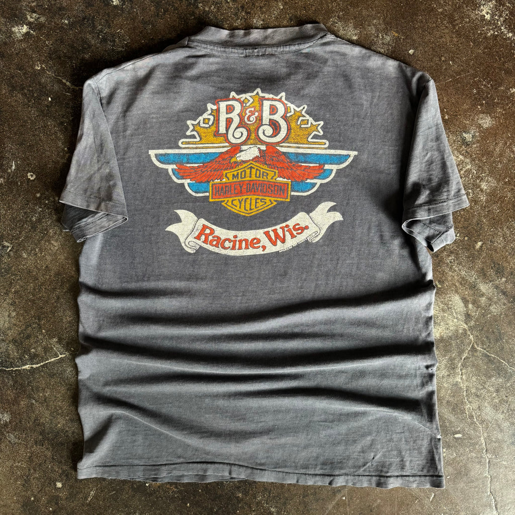 80’s Harley “Since Airplanes” Sun Faded Tee (L/XL)
