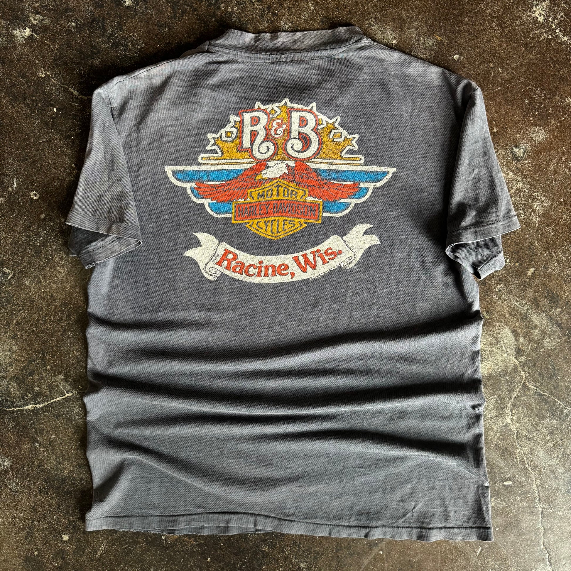 80’s Harley “Since Airplanes” Sun Faded Tee (L/XL)