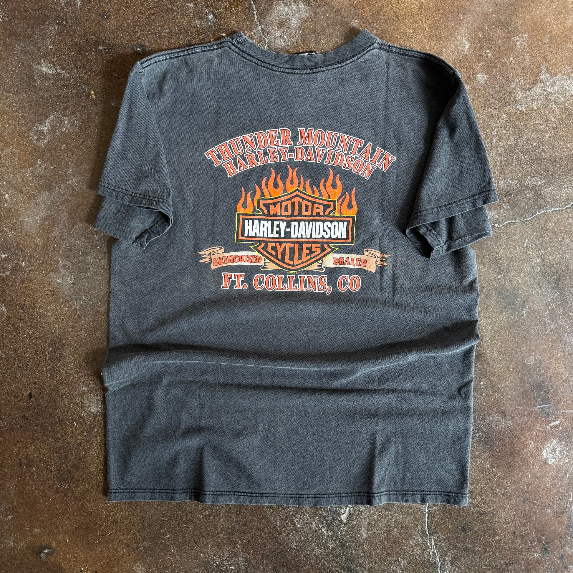 90’s Harley “Ride On” Flame Eagle Tee (L)