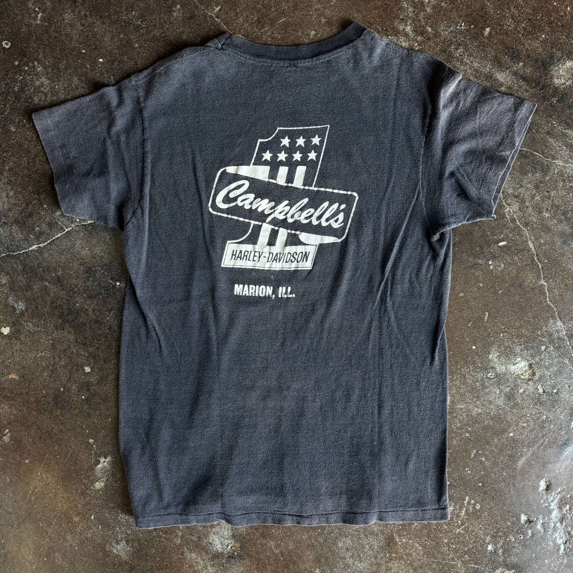 70’s Harley Live To Ride Eagle Illinois Tee (L)