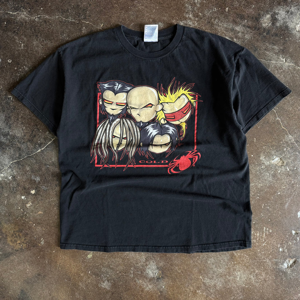 Y2K Cold Pop Art Band Tee (XL)