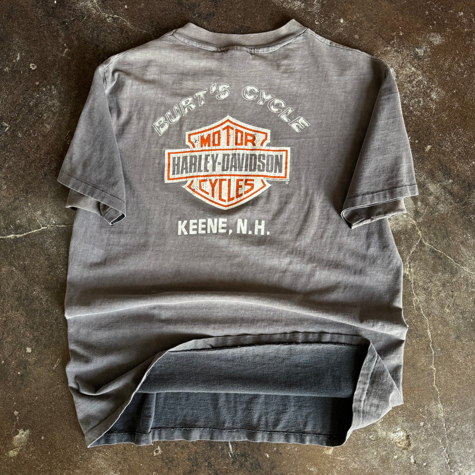 80’s Harley Rules Sun Faded Eagle Tee (XL)