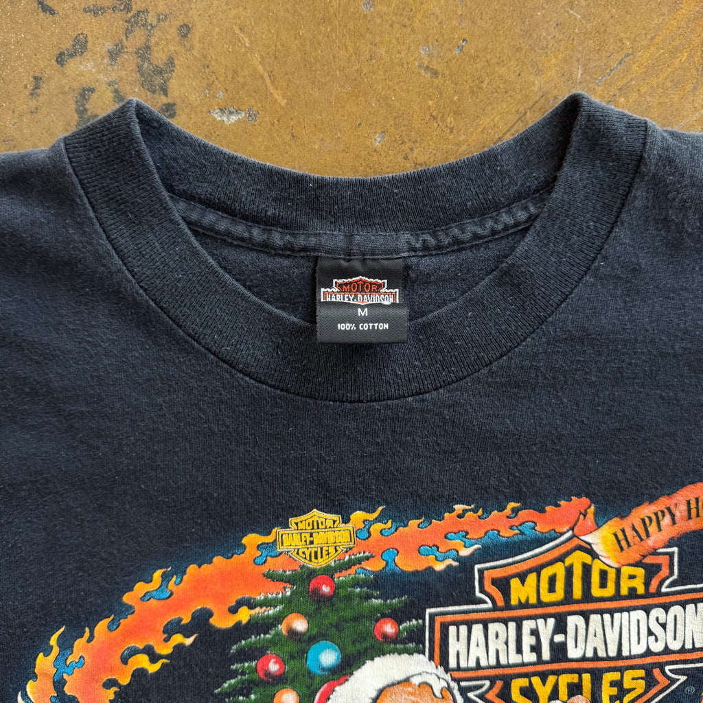 90’s Harley Happy Holidays Santa Claus Tee (M)