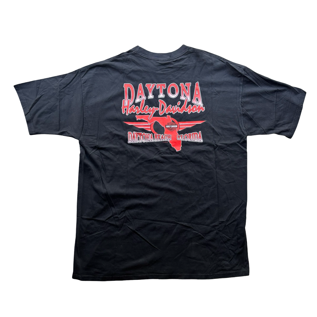 Y2K Flame Eagle Bike Week Daytona Tee Size XXL