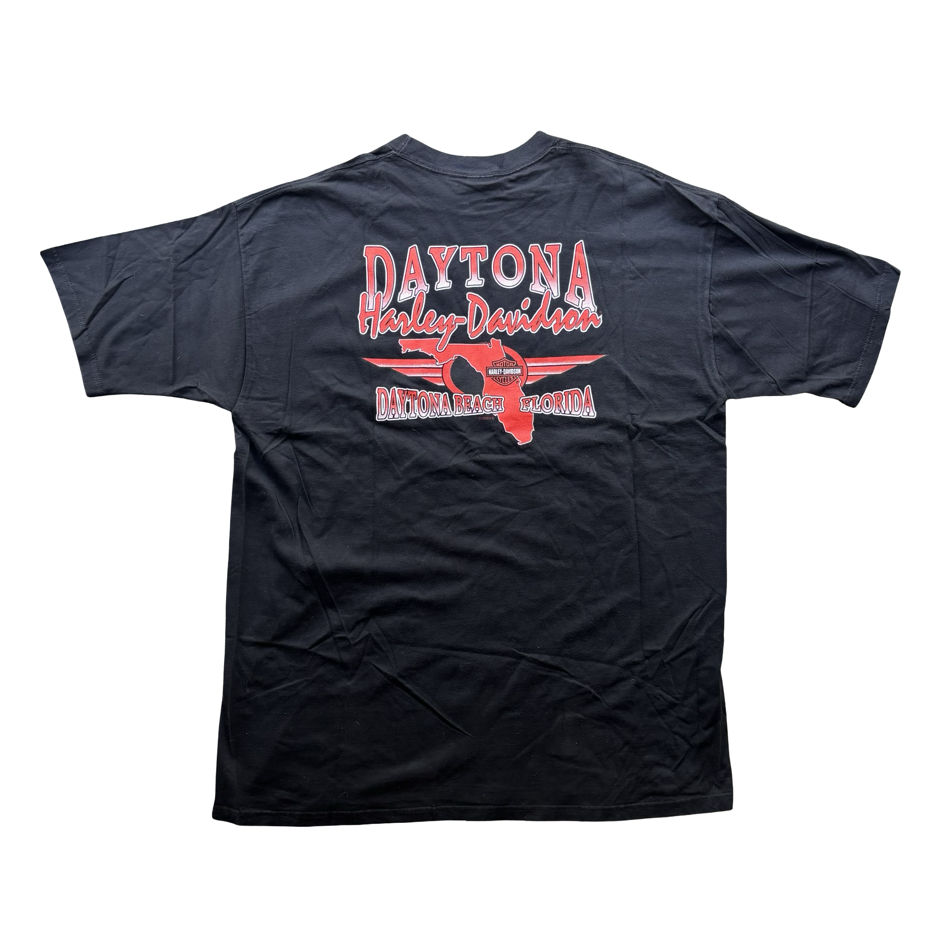 Y2K Flame Eagle Bike Week Daytona Tee Size XXL