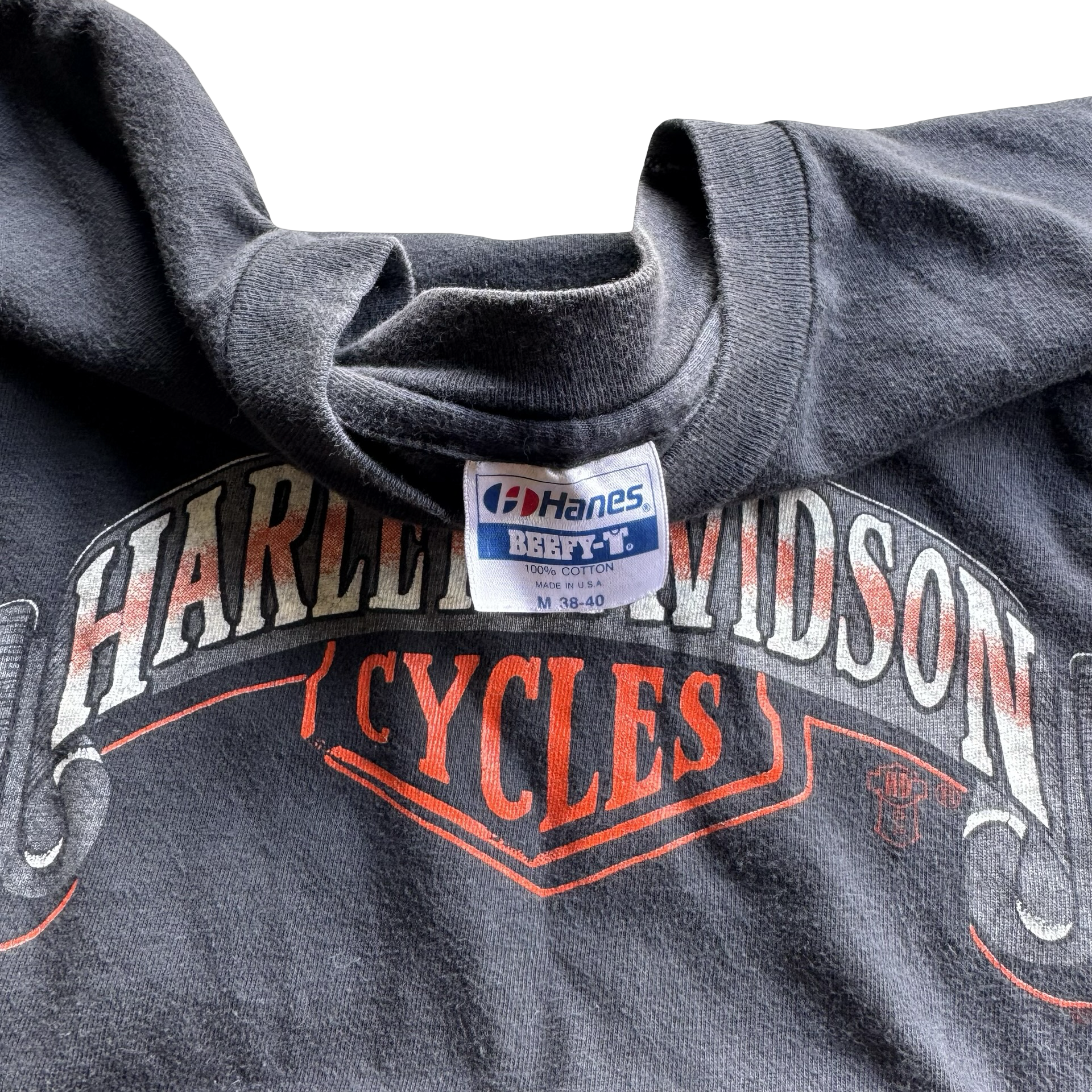 80’s Harley Cycle Den Longsleeve Tee Size M