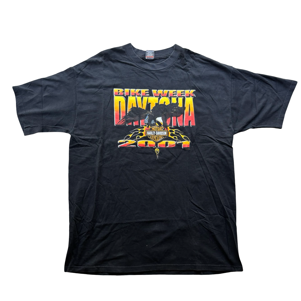 Y2K Flame Eagle Bike Week Daytona Tee Size XXL