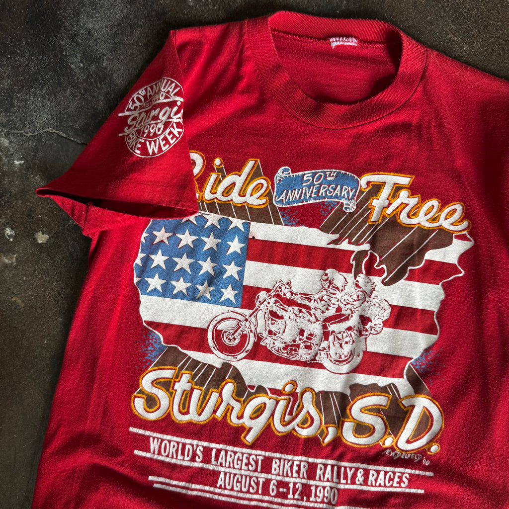 90’s Sturgis Ride Free Rally & Races Tee (M)