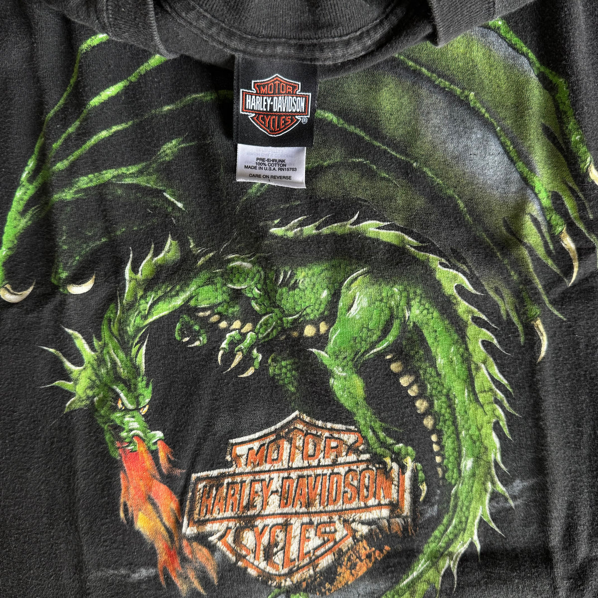 90’s Harley Davidson Texas Dragon Tee (L)