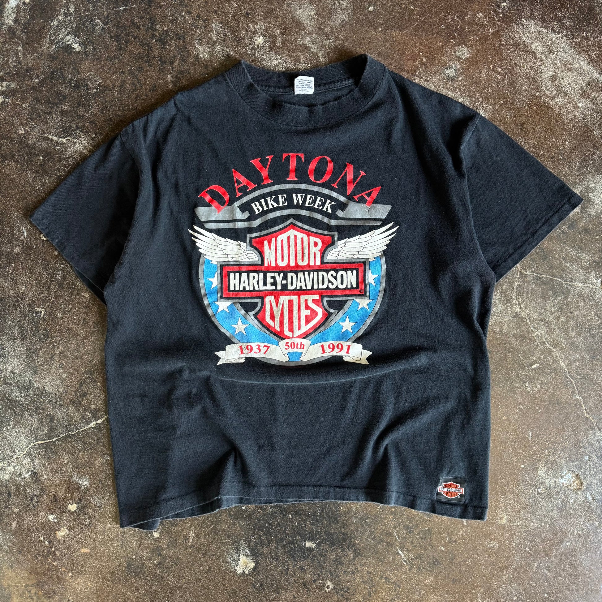 90’s Harley Daytona Bike Week Emblem Wings Tee (L)