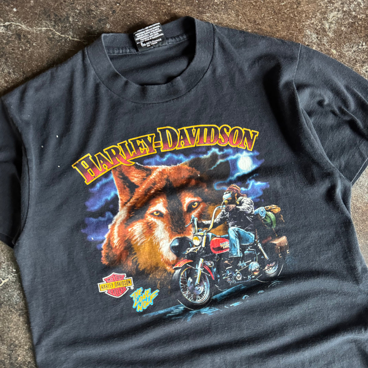 90’s Harley Lone Wolf Tee (M)