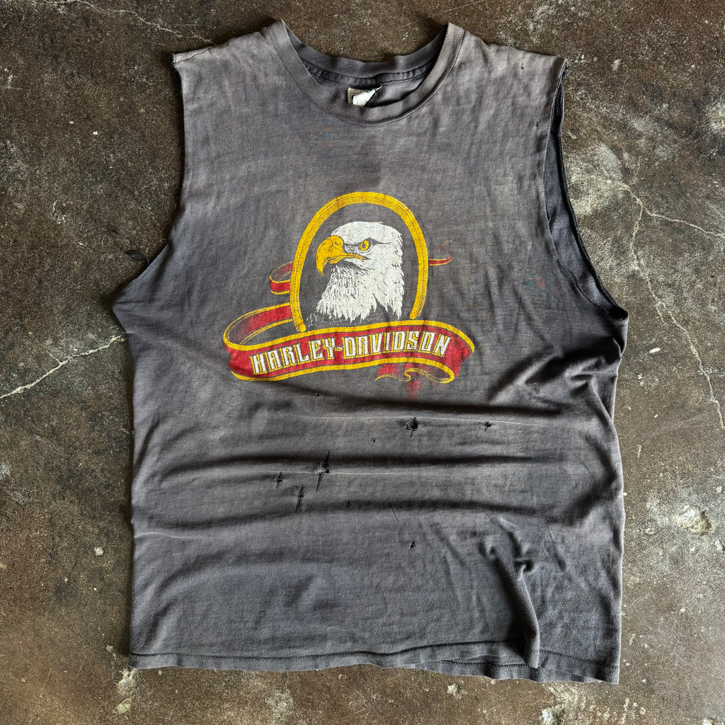80’s Harley Davidson Sun Faded Vegas Eagle Tee (XL)