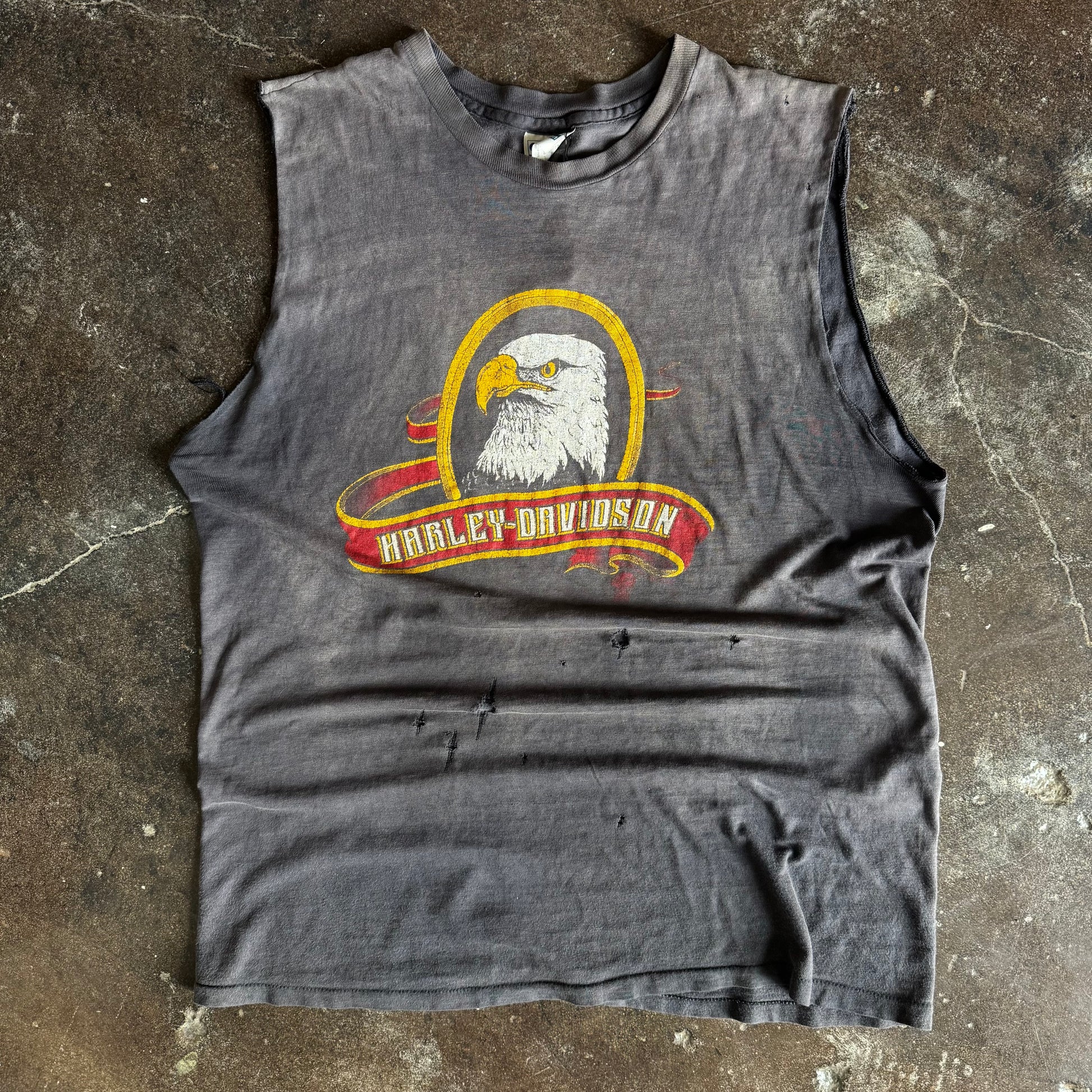 80’s Harley Davidson Sun Faded Vegas Eagle Tee (XL)