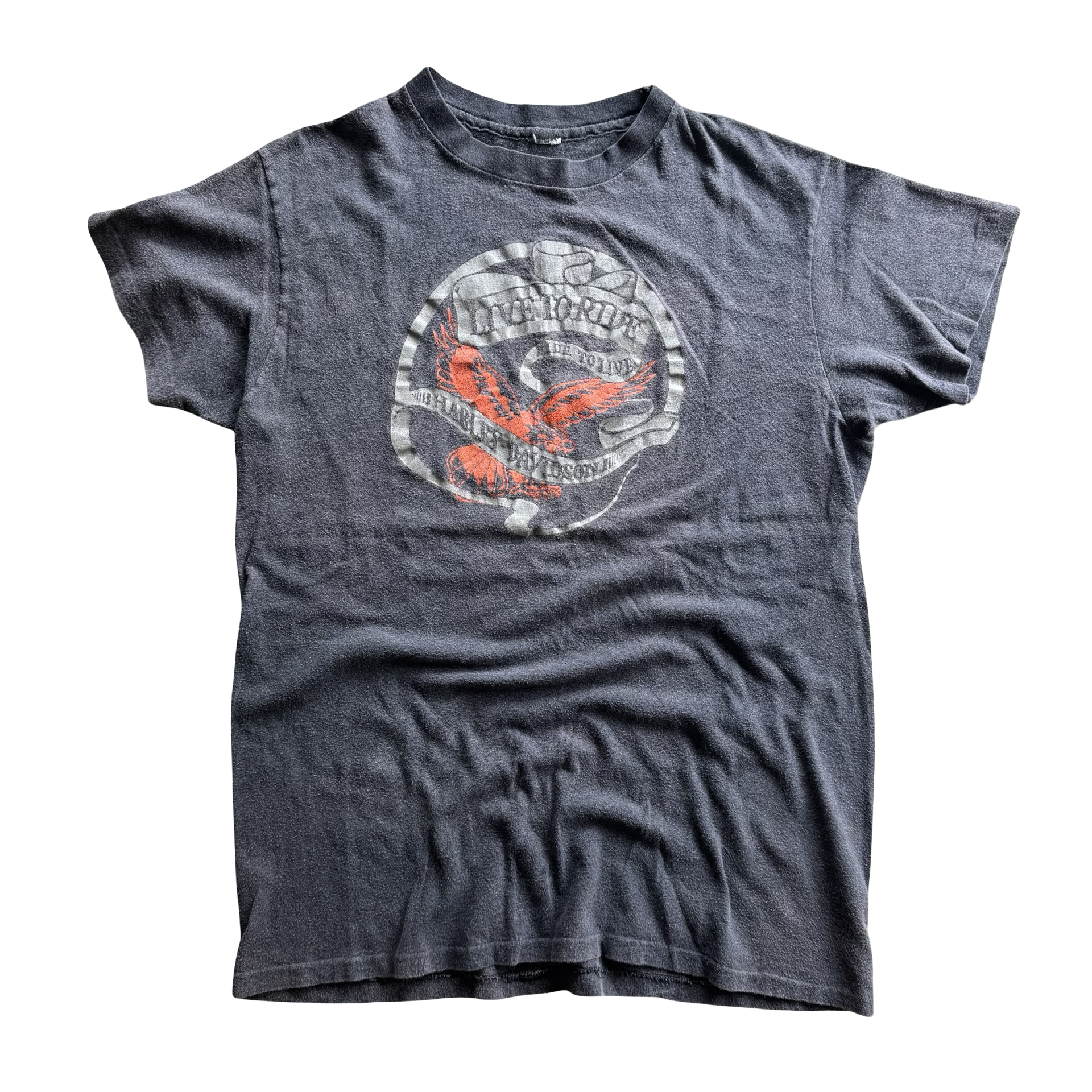 70’s Harley Live to Ride RARE Eagle #1 Tee Size L