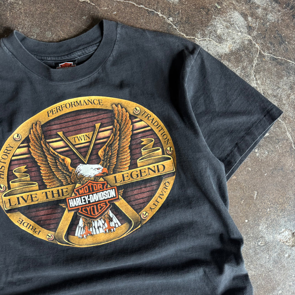 90’s Harley “Live the Legend” Eagle Cali Tee (M)