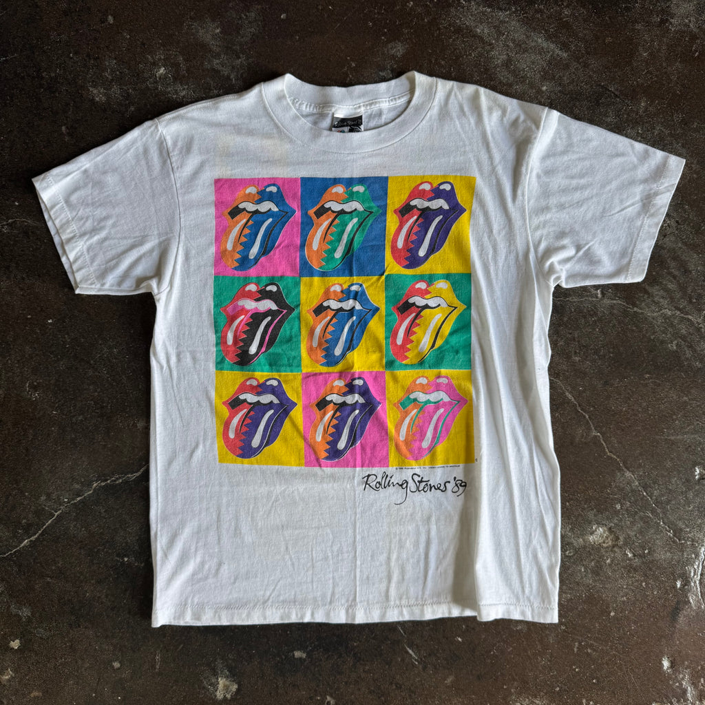 Vintage 1989 Rolling Stones North American Tour t-shirt with tongue logo