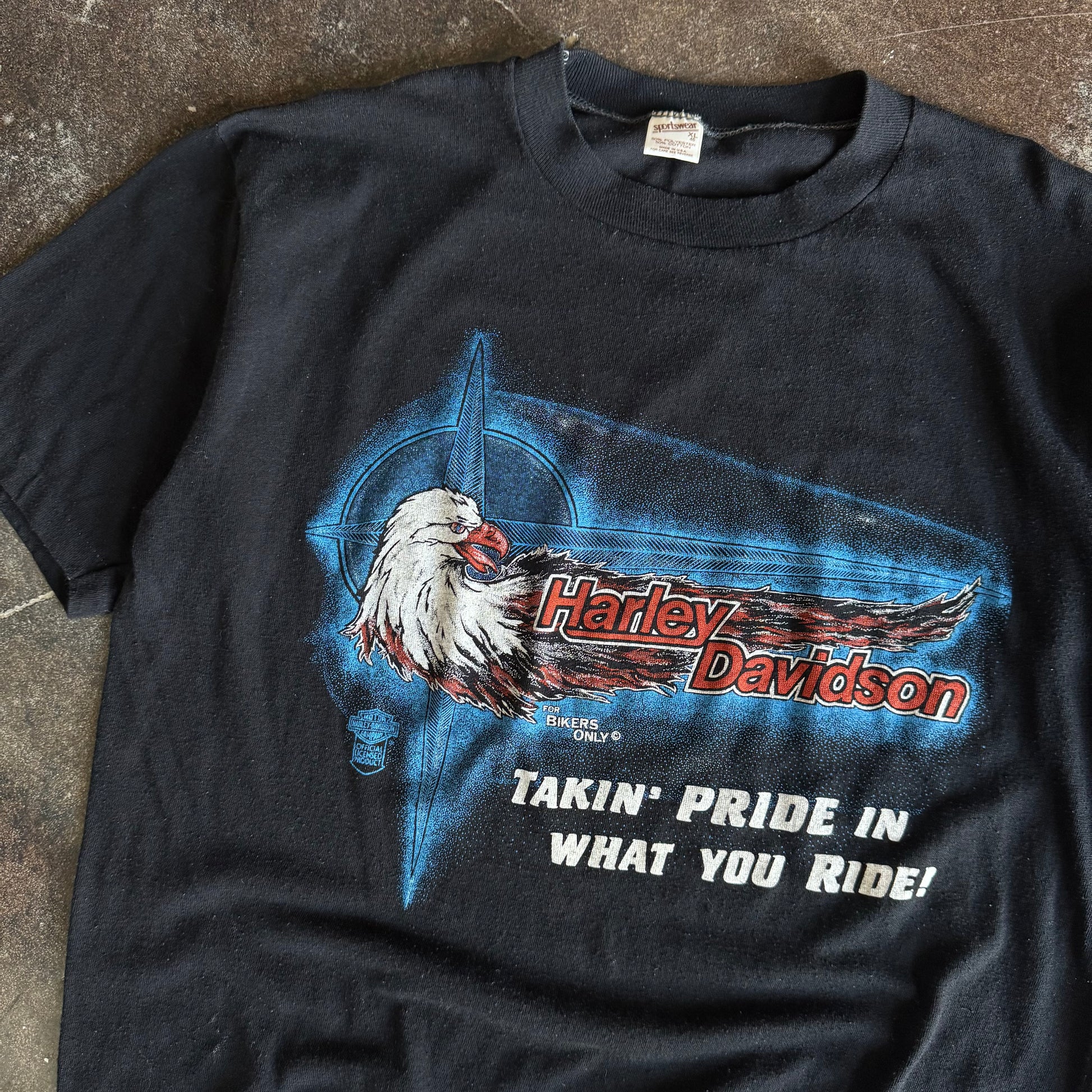 80’s Harley “Pride In What You Ride” Tee (XL)