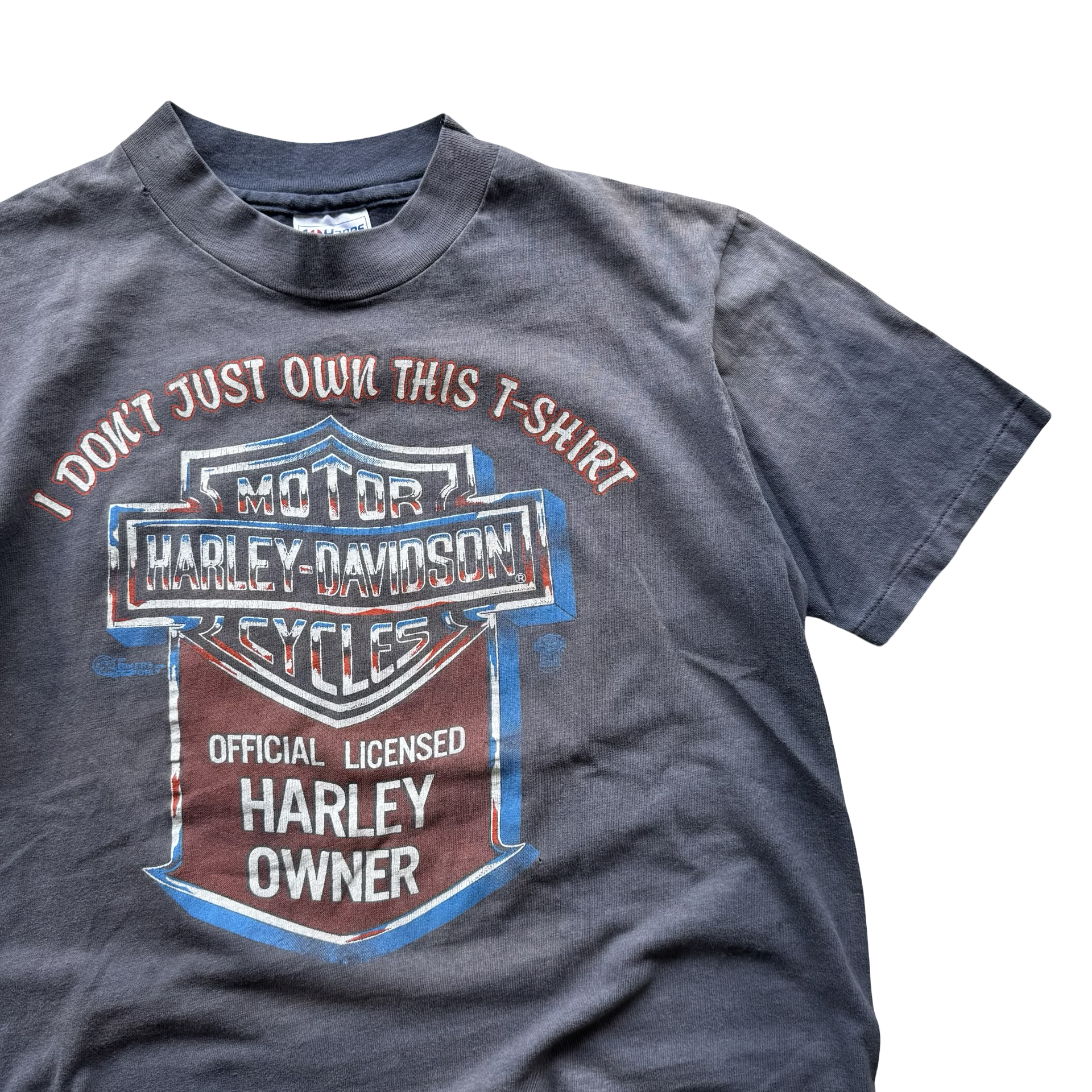 80’s Harley Owner Tee SUPER SUN FADED Size M
